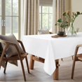 thumbnail image 4 of Rectangle Tablecloth - x - Washable Polyester Rectangular Table Cloth for Dining Room Tables Stain and Spillproof Table Cover, 4 of 7