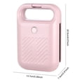 thumbnail image 4 of Yibooy Electric Sandwich Maker Bread Presser Portable for Home Kitchen (Pink), 4 of 10