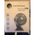 thumbnail image 3 of Antmona Battery Operated Fan Clip on Fan Portable USB Rechargeable Desk Stroller Fan with 360 Degree Rotation, 3 of 4