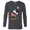 Charcoal Heather, variant on Disney Vintage Minnie Mouse Strikes a Pose - Long Sleeve T-Shirt for Men - Customized-White
