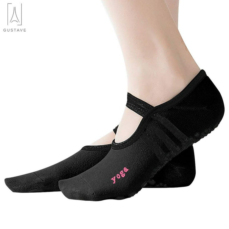 Yoga Socks For Women With Grips Non-slip Socks For Dance, Workout, Fitness