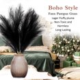 thumbnail image 2 of Acfruits 3.7 FT Black Faux Pampas Grass Large Tall Fluffy, 4Pcs Artificial Fake Flower, 2 of 7