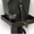 thumbnail image 3 of Alpine Corporation Metal Tiering Birdhouse into Water Can Fountain, 24 Inch Tall, 3 of 12