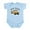 Sky Blue, variant on CafePress - Bus Boss Baby Light Bodysuit - Baby Light Bodysuit, Size Newborn - 24 Months