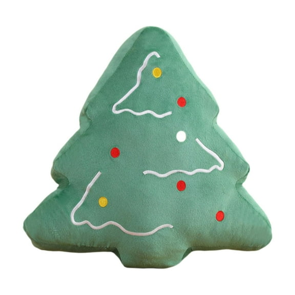 Nmdmisc Christmas Tree Santa Shaped Pillows,Christmas Decorative Throw Pillow,Christmas Plush Pillow,Cartoon Pillow for Home Living Room Bed Sofa Cushion Xmas Decor (Xmas Tree)