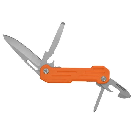 Camillus Pocket Block Multi-Tool 6.25 Folding Pocket Knife 2.5" Blade Orange