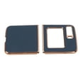 thumbnail image 4 of Funda de cuero para teléfono Moto Razr 2022, funda protectora para teléfono, a prueba de arañazos, a prueba de golpes, con división superior e inferior, color azul, 4 of 12