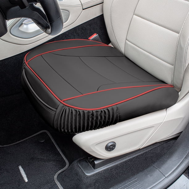 Leather Full Wrap Around Car Seat Covers Fits Most Cars Auto Seat Protector Universal Car Seat Cushion Four Seasons Universal - 34