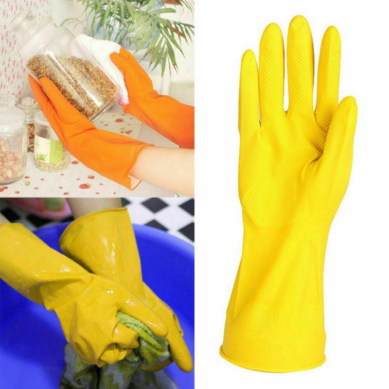 Latex Gloves Laundry Dishwashing Housework Gloves Beef Rubber Gloves