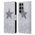 thumbnail image 1 of Head Case Designs Officially Licensed Monika Strigel Glitter Star Pastel Winter Snow Leather Book Wallet Case Cover Compatible with Samsung Galaxy S23 Ultra 5G, 1 of 6