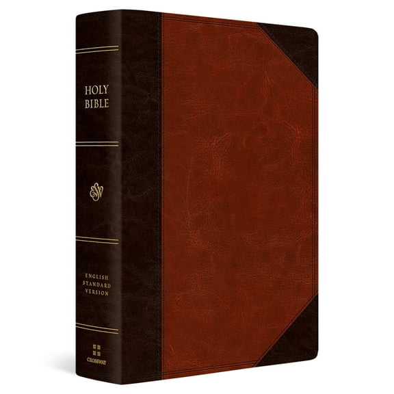 ESV Super Giant Print Bible (Trutone, Brown/Cordovan, Portfolio Design), (Hardcover)