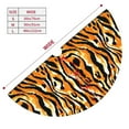 thumbnail image 2 of KLL 48" Christmas Tree Skirt Zebra Xmas Tree Skirts Mat for New Year Xmas Holiday Party Indoor Outdoor Home Decoration, 2 of 5