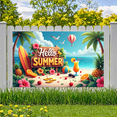 thumbnail image 5 of Colorful Design Summer Banner Tropical Vibes Beach Theme Hello Summer for Outdoor Party Beach Vacation Summer Event, 5 of 8
