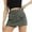 Khaki, variant on Sngxgn Women's High Waisted A-Line Wrap Skirt Mini Skirt(Black,M)