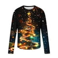 thumbnail image 4 of Elvqul Mens Shirts Retro Pullover Long Sleeve Fashion Fall Christmas Shirts for Men, 4 of 5