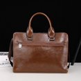 thumbnail image 3 of Bolso de mano para hombre, bolso coreano horizontal para hombre, bolso bandolera para ordenador de negocios, bolso retro de moda, 3 of 4