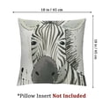 thumbnail image 4 of Acheng  Kids Animals Throw Pillow Covers Set of 2 Giraffe Pillows Soft Cushion Covers for Baby Room Kids Bedroom Decor 24x24in, 4 of 7