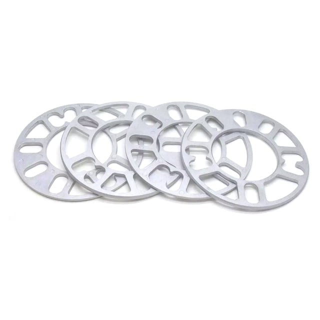 5mm Universal Wheel Spacers, 4 Pcs Universal Wheel Adapters For Most 4 & 5 Lug VehiclesTAPDRA Spare Part