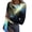 Green, variant on Sexy Tops for Women Long Sleeve Vintage Texture Print Blouses Y2k Going Out Tees Blouses Dressy Casual Crew Neck Spring Day T Shirts Blue S