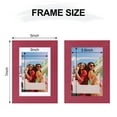 thumbnail image 3 of decorUhome 4x6 Matted to 3.5x5 Picture Frame, Photo Frame for Gallery Wall or Tabletop Display, Red, 3 of 9