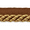 Brown/ Cinnamon, variant on Expo Int'l 20 yards of Leona 3/8" Twisted Lip Cord Trim