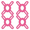 Pink-4pcs, variant on Pre-Shaped Knee Kinesiology Tape, Elastic Anti-Chafe Athletic Wrap, for Football,4PCS,9.72"×8.66"