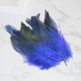 thumbnail image 6 of yotijay 50 Pieces Feathers for Crafts Chicken Feather Decorations Handicraft Accessories Blue, 6 of 9