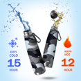 thumbnail image 2 of Camouflage 29oz Stainless Steel Insulated Thermos with Tea Filter, 360° Printed Travel Bottle, Leakproof BPA-Free Flask with Anti-Slip Base, 304 Inner & 201 Outer, Vacuum Cup, 2 of 6