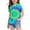 Green, variant on ITSAME Shirts for Girls, Floral Print Crewneck Short Sleeve Summer Kids Casual Fashion Tops Blue 13-14T