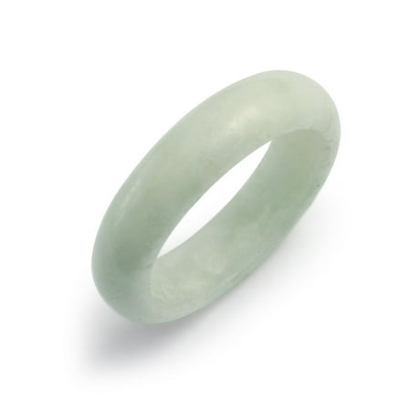 Band Peridot Ring - Simple Gemstone Eternity Stackable Dyed White Jade Band Ring For Women For Teen August Birthstone