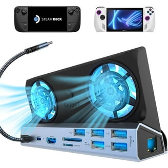 その他 iVANKY ROG Ally/Legion Go/Steam Deck iVANKY 4K@144Hz Steam Deck Dock, 8-in-1 Docking Station for ASUS