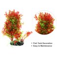 thumbnail image 3 of 1uds Acuario Plástico Plantas, Artificial Acuática Planta para Peces Tanque Planta Paisaje Decoración, Rojo, Verde, 7,87", 3 of 7