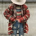 thumbnail image 1 of EGNMCR Jackets for Men Men's Fashion Fall Winter Sweater Loose Oversized Jacket, 1 of 3