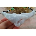thumbnail image 2 of Certified Pale Lavender Green Burma 100% Natural A Jade jadeite Pendant Eagle Fish Ruyi Necklace 661204 TN, 2 of 8
