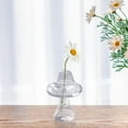 thumbnail image 6 of Mushroom Shaped Glass Vase Elegant Restaurant Home Decor Fine Crafted Unique And Novel Hydroponic Plant Flower Pot, 6 of 11