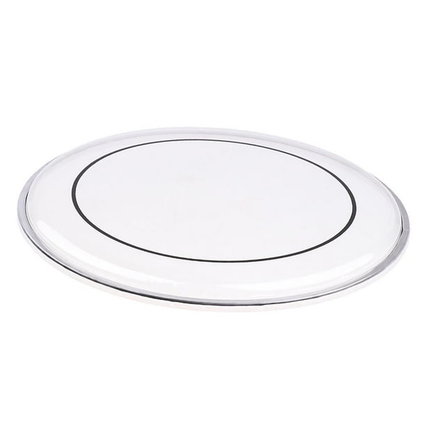 Parche de tambor de doble capa transparente para percusión de batería 12 pulgadas
