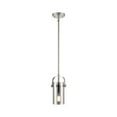 thumbnail image 5 of Innovations Lighting  Pilaster II Cylinder - 1 Light 7" Stem Hung Pendant Deco Swirl/Polished Nickel, 5 of 5
