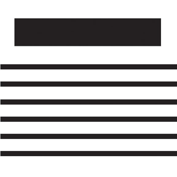 Ashley Productions Mini Magnetic Magi-Strips, Black, 24 Feet Per Pack, 6 Packs