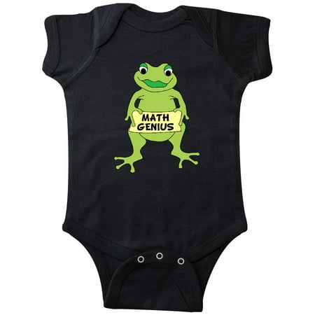 

Inktastic Math Genius Frog Gift Baby Boy or Baby Girl Bodysuit