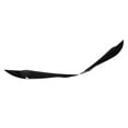 thumbnail image 2 of Headlight Eyebrow, Head Light Eyelid Pretty Color Left Right Streamlined 1 Pair  For Decoration Glossy Black,Carbon Fiber Style, 2 of 8