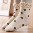 thumbnail image 6 of 5 Pairs Kids Girls Cotton Crew Socks Lace Ruffles Dress Socks Polka Dots Print Ankle Socks for Infant/Toddler/Little/Big Girls 1-12 Years, 6 of 9