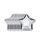 thumbnail image 2 of Penkiiy 10 Pcs Star Silver Paper Plates, 7 pulgadas Pentagram Platos de papel desechables para aperitivos, postres, suministros de fiesta, 2 of 9