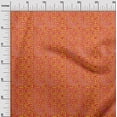 thumbnail image 2 of oneOone Cotton Flex Tangerine Yellow Fabric Batik Dress Material Fabric Print Fabric By The Yard 40 Inch Wide, 2 of 4