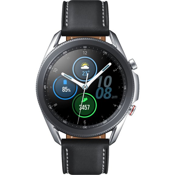 Restored SAMSUNG Galaxy Watch 3 (45mm, GPS, Bluetooth, Unlocked LTE) Smart Watch with Advanced Health Monitoring, Fitness Tracking, and Long Lasting Battery Mystic Silver (Refurbished)