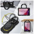 thumbnail image 4 of FJLBDE Case for Lenovo Tab M9 2023 9.0 Inch (TB-310FU/TB-310FX) with 360 Kickstand, Shoulder Strap Carrying Protective Cover, Black, 4 of 6