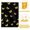 thumbnail image 2 of Welcome Yellow Butterflies Pattern Garden Flag, Vertical Double Sided Small House Flag, Yard Farmhouse Outdoor Deck Veranda Lawn Decor 28x40 Inch, 2 of 6