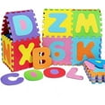 thumbnail image 2 of Kids Foam Puzzle Play Mat (set Of 36) Interlocking Floor Tiles With Letters And Numbers $ Kids Foam Play Mat (set Of 36) Interlocking Letter And Numbe, 2 of 5
