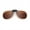 Brown, variant on Polarized Clip-On Flip Up Clip Sunglasses Polarized Lenses for Adults Unisex Black Ash