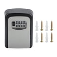 thumbnail image 1 of Safety Lock Box, Simple Aluminium Alloy Easy To Remember Password Key Box, Prevent Hammering For Home Car, 1 of 8