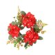 thumbnail image 1 of Guirnalda de velas navideñas, adorno para escritorio, decoración de mesa, corona artificial Rojo, 1 of 8